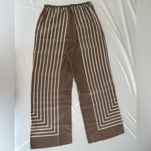 Toteme Monogram Silk Slacks - Picture 8 of 15